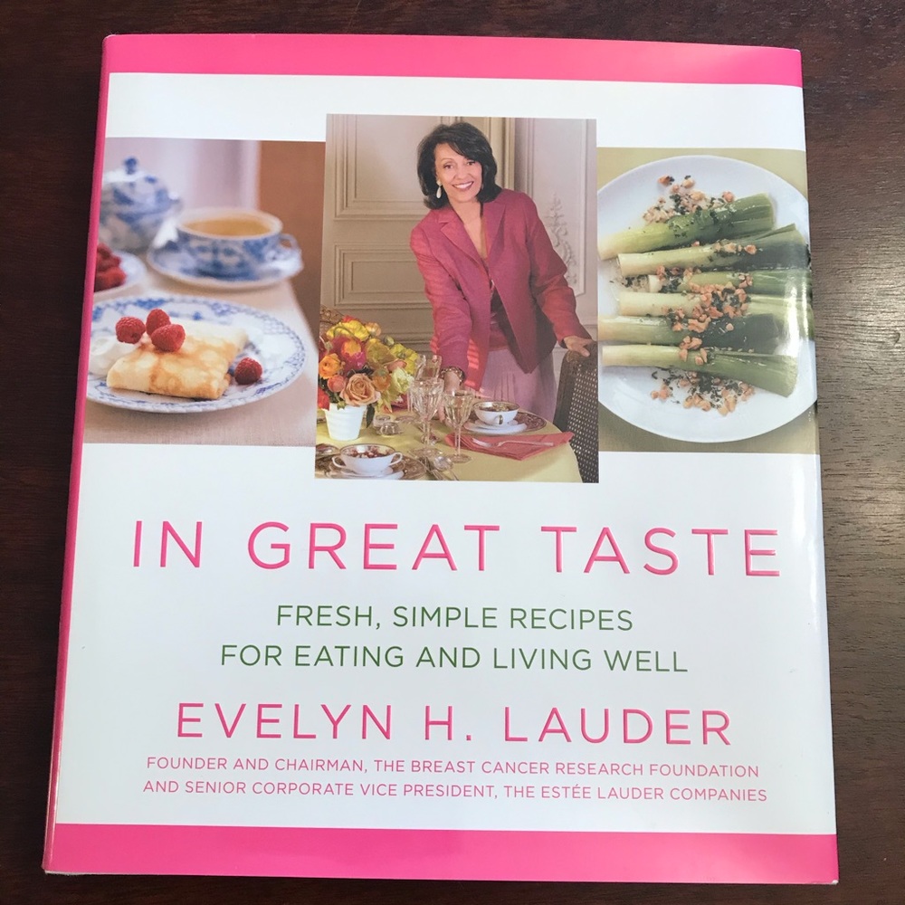 "In Great Taste" by Evelyn H. Lauder EUC
